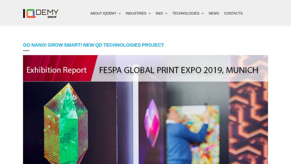 LARGE-FORMAT IQDEMY MAGLEV PRINTER 